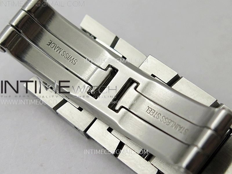 Tank Francaise Ladies 21.2mm SS 8848F 1:1 Best Edition Silver Dial on SS Bracelet Ronda Quartz